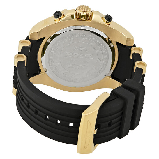 Bolt Chronograph Black Dial Men s Watch