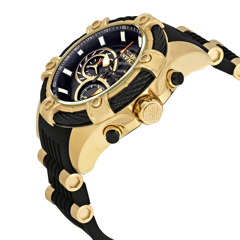 Bolt Chronograph Black Dial Men s Watch