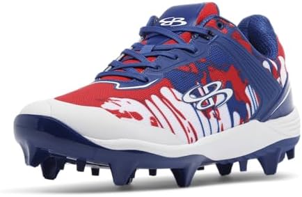 Boombah Viper Mens Molded Cleat   Graffiti Drip   Multiple Color Options   Multiple Sizes