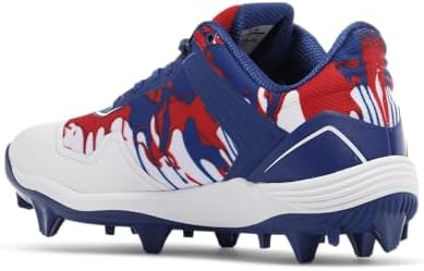 Boombah Viper Mens Molded Cleat   Graffiti Drip   Multiple Color Options   Multiple Sizes
