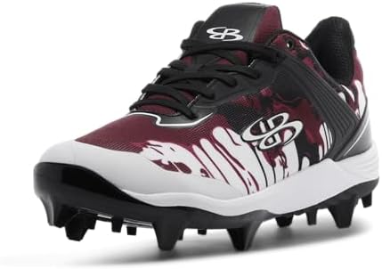 Boombah Viper Mens Molded Cleat   Graffiti Drip   Multiple Color Options   Multiple Sizes