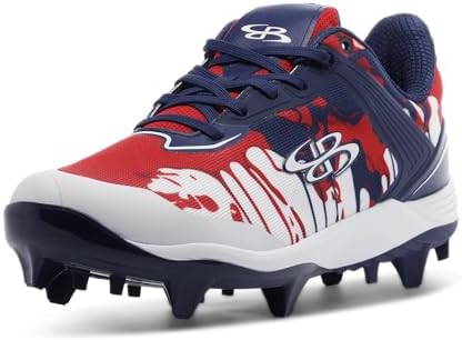 Boombah Viper Mens Molded Cleat   Graffiti Drip   Multiple Color Options   Multiple Sizes
