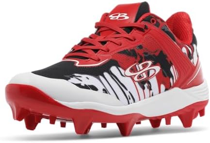 Boombah Viper Mens Molded Cleat   Graffiti Drip   Multiple Color Options   Multiple Sizes
