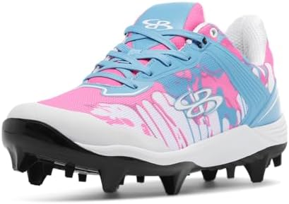 Boombah Viper Mens Molded Cleat   Graffiti Drip   Multiple Color Options   Multiple Sizes