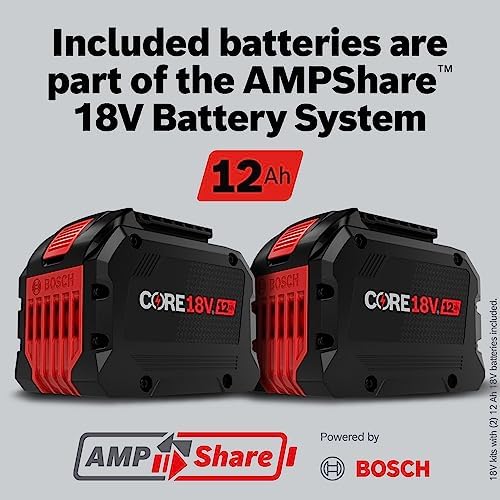 Bosch GBA18V120 18V CORE18V  Lithium Ion 12 Ah High Power Battery