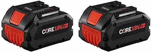 Bosch GBA18V80 2PK 18V CORE18V  Lithium Ion 8 Ah High Power Battery  2 Pack