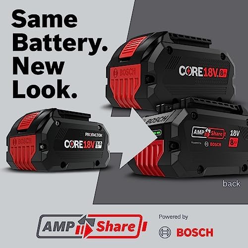 Bosch GBA18V80 2PK 18V CORE18V  Lithium Ion 8 Ah High Power Battery  2 Pack
