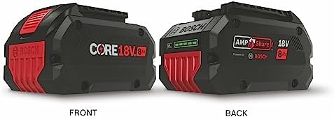 Bosch GBA18V80 2PK 18V CORE18V  Lithium Ion 8 Ah High Power Battery  2 Pack