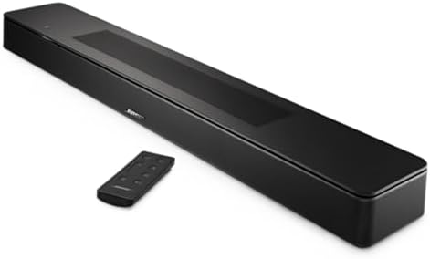 Bose New Smart Dolby Atmos Soundbar  Black Bundle with Wireless Surround Speakers  Pair   Bass Module 500