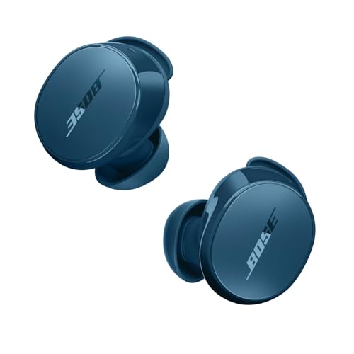 Bose QuietComfort Bluetooth Earbuds  True Wireless Earbuds with Active Noise Cancellation and Mic  Deep Bass  IPX4 Rating  Up to 8 5 Hours of Playtime  Twilight Blue   Limited Edition Color