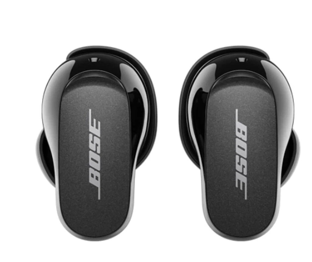 Bose QuietComfort Earbuds II   Triple Black Noice Cancelling Wireless Headphones