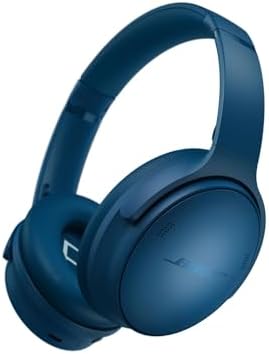 Bose QuietComfort Headphones   Wireless Bluetooth Headphones  Active Over Ear Noise Cancelling and Mic  USB C Charging  Deep Bass  Up to 24 Hours of Playtime  Twilight Blue   Limited Edition Color