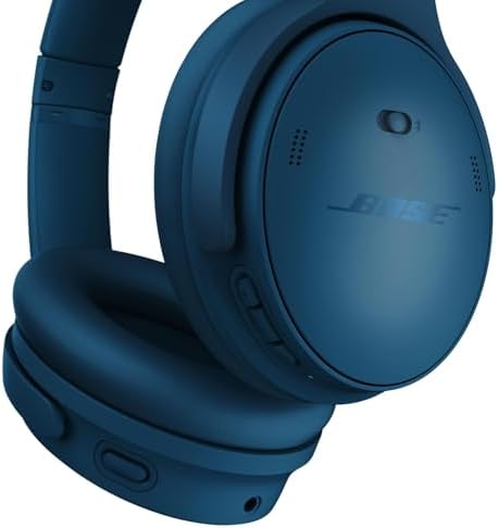 Bose QuietComfort Headphones   Wireless Bluetooth Headphones  Active Over Ear Noise Cancelling and Mic  USB C Charging  Deep Bass  Up to 24 Hours of Playtime  Twilight Blue   Limited Edition Color