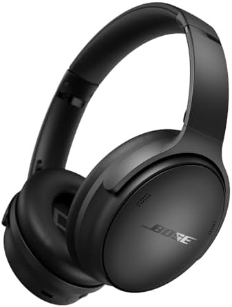 Bose QuietComfort Headphones   Wireless Bluetooth Headphones  Active Over Ear Noise Cancelling and Mic  USB C Charging  Deep Bass  Up to 24 Hours of Playtime  Twilight Blue   Limited Edition Color