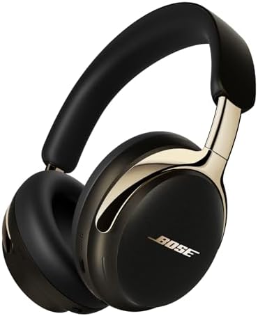 Bose QuietComfort Ultra Bluetooth Headphones  2nd Gen   Wireless Headphones with Spatial Audio  Over Ear Noise Cancelling with Mic  Up to 30 Hours of Play time  Black
