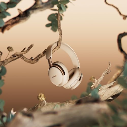 Bose QuietComfort Ultra Bluetooth Headphones  2nd Gen   Wireless Headphones with Spatial Audio  Over Ear Noise Cancelling with Mic  Up to 30 Hours of Play time  Driftwood Sand   Limited Edition