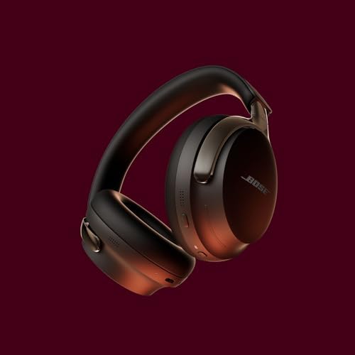 Bose QuietComfort Ultra Bluetooth Headphones  2nd Gen   Wireless Headphones with Spatial Audio  Over Ear Noise Cancelling with Mic  Up to 30 Hours of Play time  Black