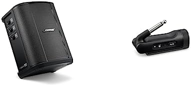 Bose S1 Pro  All in One PA Speaker   Powered  Wireless PA System  Multiple Positioning Options  Ergonomic Carry Handle  Up to 11 Hours of Playtime  Black