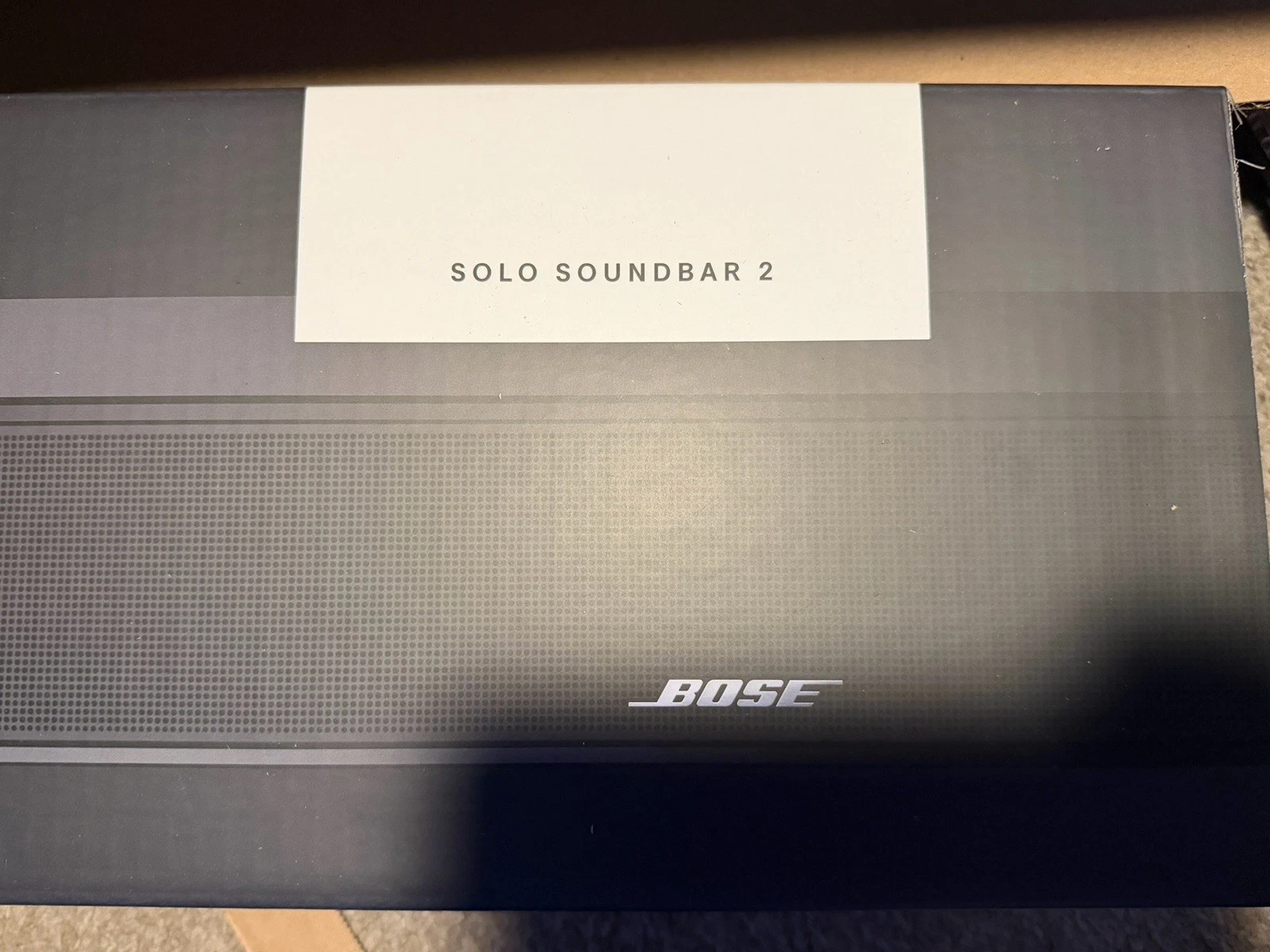 Bose Solo Soundbar 2 Home Theater Never Been Used  Factory Sealed 