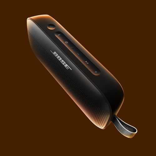 Bose SoundLink Flex Bluetooth Speaker  2nd Gen    Portable Outdoor Speaker with Hi Fi Audio  Waterproof and Dustproof  USB C  Up to 12 Hours Battery Life  Black