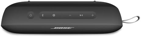Bose SoundLink Flex Bluetooth Speaker  2nd Gen    Portable Outdoor Speaker with Hi Fi Audio  Waterproof and Dustproof  USB C  Up to 12 Hours Battery Life  Black