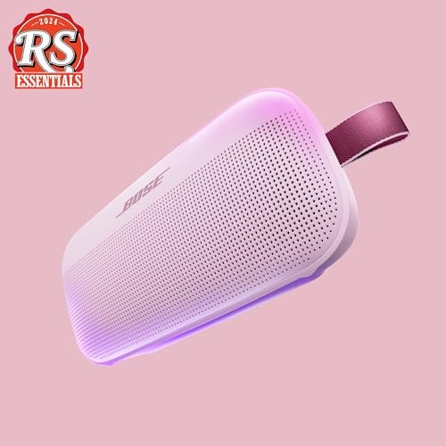 Bose SoundLink Flex Bluetooth Speaker  2nd Gen    Portable Outdoor Speaker with Hi Fi Audio  Waterproof and Dustproof  USB C  Up to 12 Hours Battery Life  Petal Pink   Limited Edition Color