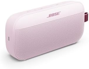 Bose SoundLink Flex Bluetooth Speaker  2nd Gen    Portable Outdoor Speaker with Hi Fi Audio  Waterproof and Dustproof  USB C  Up to 12 Hours Battery Life  Petal Pink   Limited Edition Color