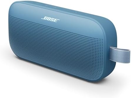 Bose SoundLink Flex Bluetooth Speaker  2nd Gen    Portable Outdoor Speaker with Hi Fi Audio  Waterproof and Dustproof  USB C  Up to 12 Hours Battery Life  Black