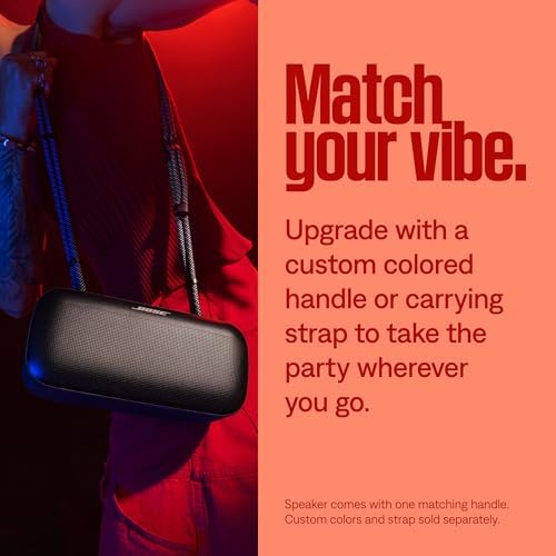 Bose SoundLink Max Bluetooth Speaker   Portable Wireless Party Speaker  IP67 Waterproof  Rope Handle  Up to 20 Hours of Playtime  USB C  Built in 3 5mm AUX Input  Black