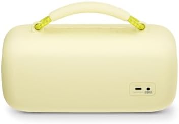 Bose SoundLink Max Bluetooth Speaker   Portable Wireless Party Speaker  IP67 Waterproof  Rope Handle  Up to 20 Hours of Playtime  USB C  Built in 3 5mm AUX Input  Citrus Yellow   Limited Edition Color