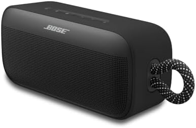 Bose SoundLink Plus Portable Bluetooth Speaker  Wireless Outdoor Speaker  Up to 20 Hours Battery Life  Waterproof and Dustproof  Black