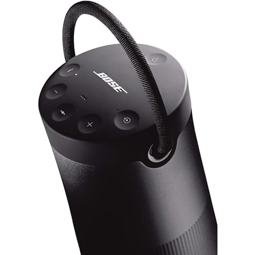 Bose SoundLink Revolve   Series II  Bluetooth Speaker  Portable Speaker with Microphone  Wireless and Water Resistant with 360 Degree Sound  Long Lasting Battery and Handle  Black