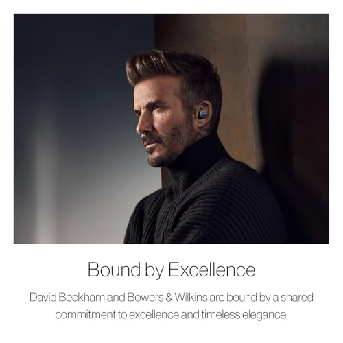 Bowers & Wilkins Pi8 Auriculares inalámbricos (negro antracita), auriculares Bluetooth intrauditivos con chipset Qualcomm y aptX sin pérdida, auriculares con cancelación activa de ruido, 3 micrófonos