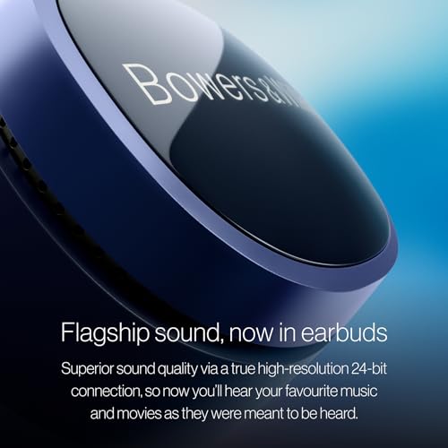 Bowers & Wilkins Pi8 Auriculares inalámbricos (negro antracita), auriculares Bluetooth intrauditivos con chipset Qualcomm y aptX sin pérdida, auriculares con cancelación activa de ruido, 3 micrófonos