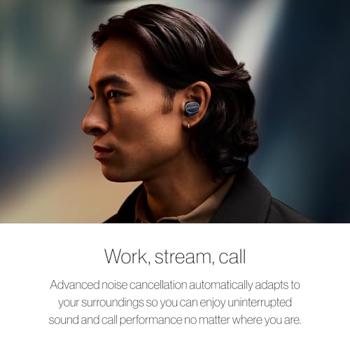 Bowers & Wilkins Pi8 Auriculares inalámbricos (negro antracita), auriculares Bluetooth intrauditivos con chipset Qualcomm y aptX sin pérdida, auriculares con cancelación activa de ruido, 3 micrófonos