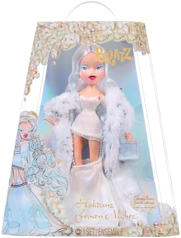 Bratz 2025 Holidayz Frosty Nightz Cloe Collector Doll with Premium Fashions and Accessories