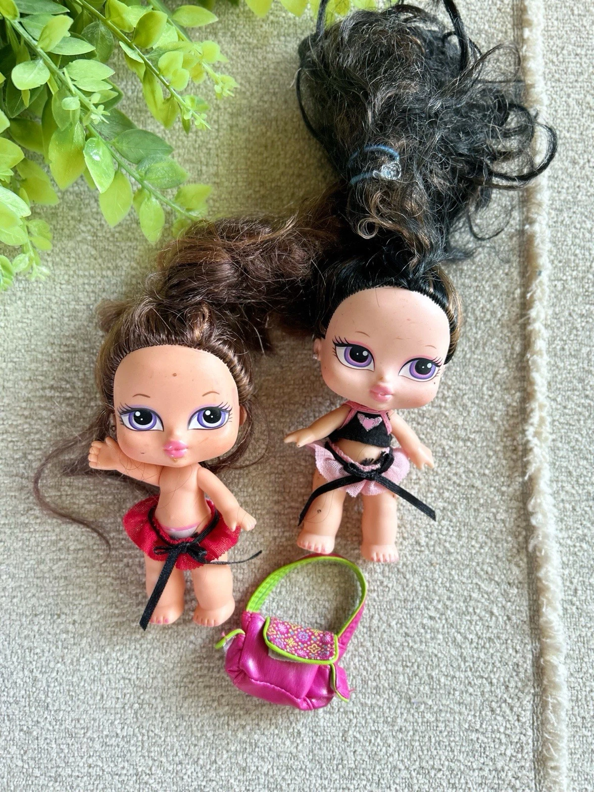 Bratz Babyz 5" Doll Yasmin w/ Black Brown Hair   Dana Set Vintage