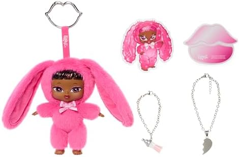 Bratz Bratziez Sweetheartz Plush Blind Box with Charm Clip and Accessory, Collectible Characters