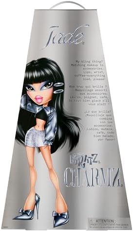 Bratz Charmz Jade Fashion Doll with Collectible Charm Bracelet
