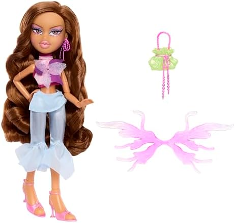 Bratz Fashion Pixiez Yasmin Collectible Fantasy Doll with Real Fashions and Accessories