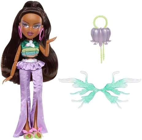 Bratz Fashion Pixiez Sasha Collectible Fantasy Doll with Real Fashions and Accessories
