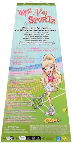 Bratz Play Sportz Cloe Fashion Doll with Accessories  Tennis