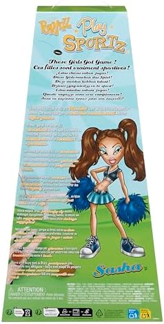 Bratz Play Sportz Sasha Fashion Doll with Accessories  Cheerleading