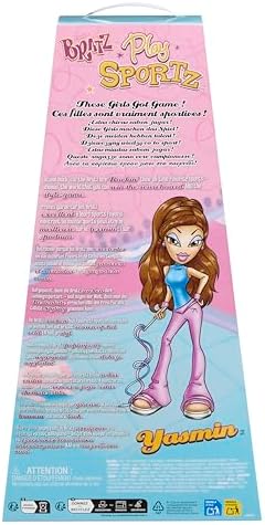 Bratz Play Sportz Yasmin Fashion Doll with Accessories  Gymnastics