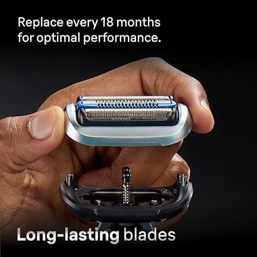 Braun Electric Shaver for Men  Series 7 7185cc  Waterproof  Wet & Dry Shave  Shaving Kit with SmartCare Center and Beard Trimmer  3 Shave Modes  60 Minute Battery Runtime  10 Piece Set