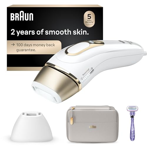 Braun IPL Silk Expert Pro 5 PL5157 Latest Generation IPL  Permanent Visible Hair Reduction  Holiday Gifts for Women and Men  at Home Hair Removal System with Soft Pouch and Precision Head
