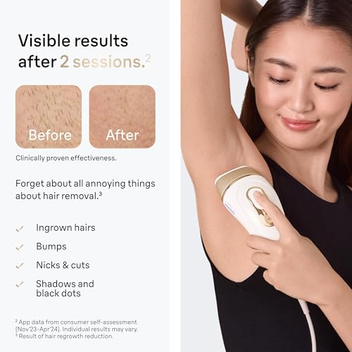 Braun IPL Silk Expert Pro 5 PL5157 Latest Generation IPL  Permanent Visible Hair Reduction  Holiday Gifts for Women and Men  at Home Hair Removal System with Soft Pouch and Precision Head