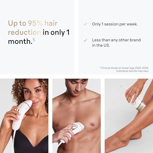 Braun IPL Silk Expert Pro 5 PL5157 Latest Generation IPL  Permanent Visible Hair Reduction  Holiday Gifts for Women and Men  at Home Hair Removal System with Soft Pouch and Precision Head