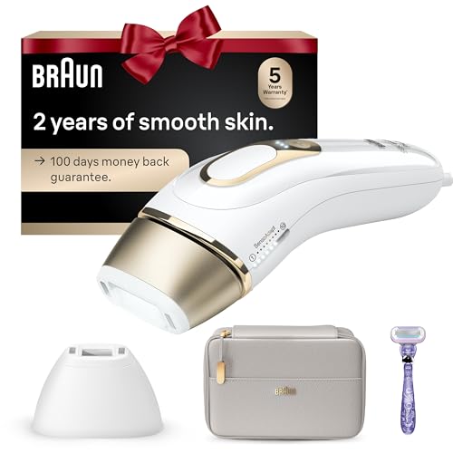 Braun IPL Silk Expert Pro 5 PL5157 Latest Generation IPL  Permanent Visible Hair Reduction  Holiday Gifts for Women and Men  at Home Hair Removal System with Soft Pouch and Precision Head