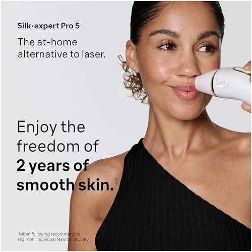 Braun IPL Silk Expert Pro 5 PL5157 Latest Generation IPL  Permanent Visible Hair Reduction  Holiday Gifts for Women and Men  at Home Hair Removal System with Soft Pouch and Precision Head